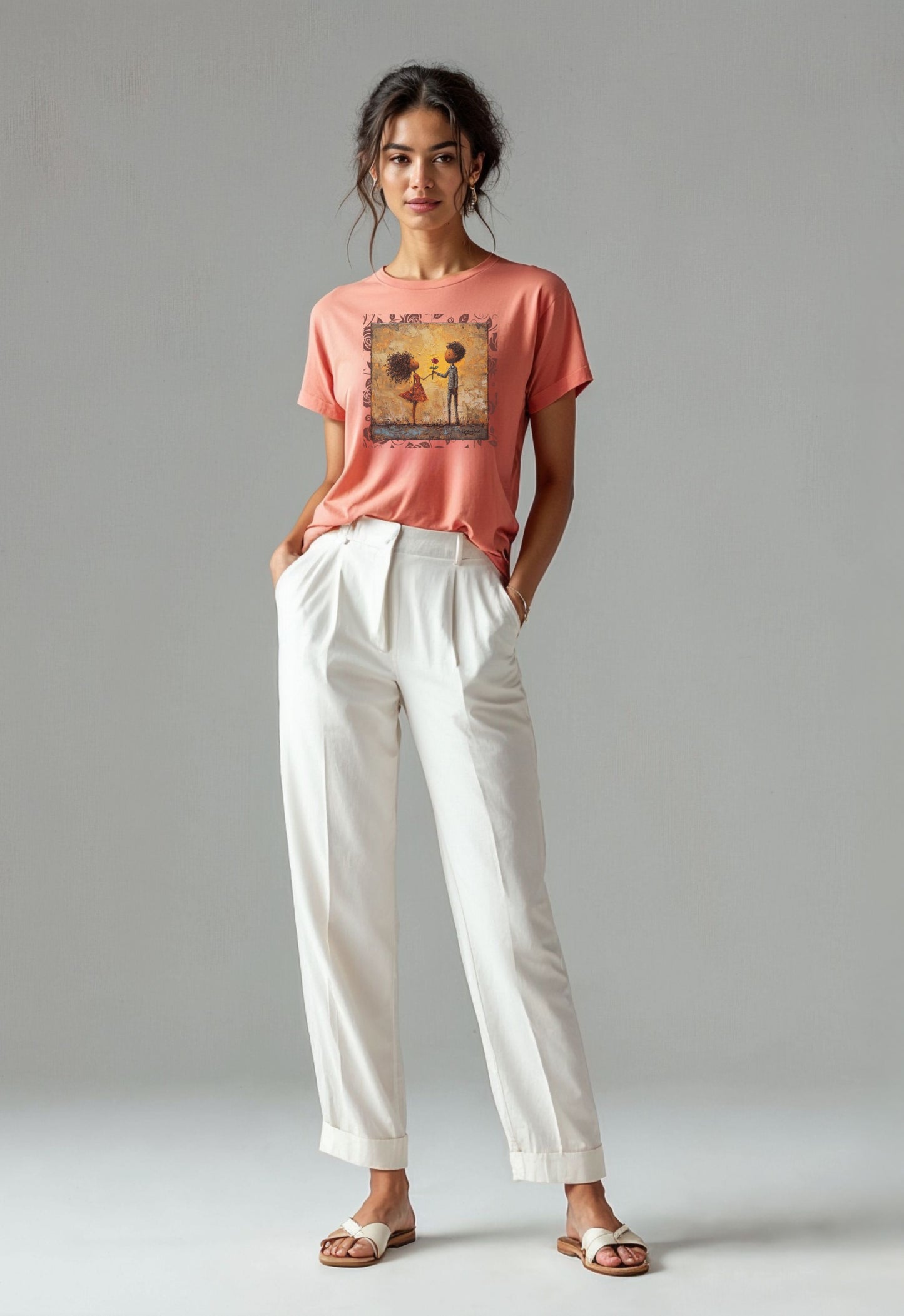 Inspire 25 โ Love Beyond Words Cotton T-Shirt